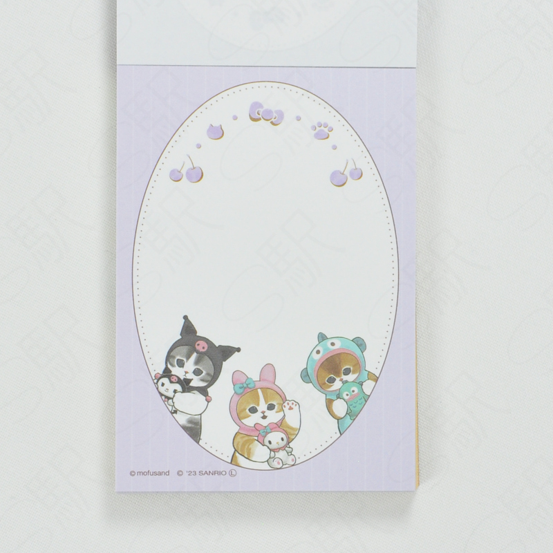 Sun-Star Stationery Mini Memo Pad mofusand x Sanrio [S2840995] - Plush